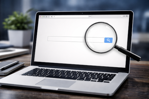 ordenador con buscador de internet